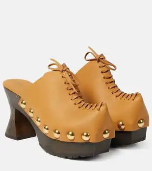 ETRO | 50 leather platform clogs