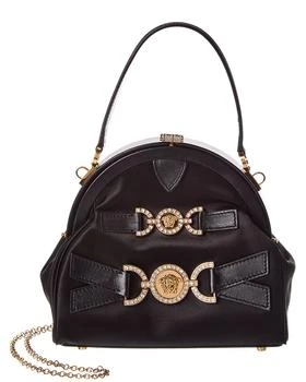 Versace | Medusa 95 Satin & Leather Shoulder Bag