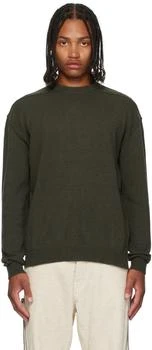 Rick Owens | Khaki Concordians Round Neck Sweater