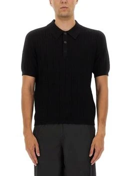 Balmain | Balmain Monogram Knit Polo Shirt