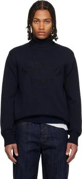 Givenchy | Navy Cotton Turtleneck Sweater