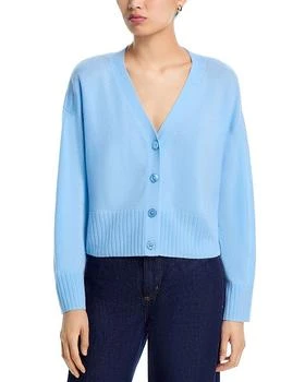 AQUA AQUA 100% Cashmere V Neck Cardigan - Exclusive