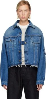 MAISON MARGIELA | Blue Paneled Denim Jacket