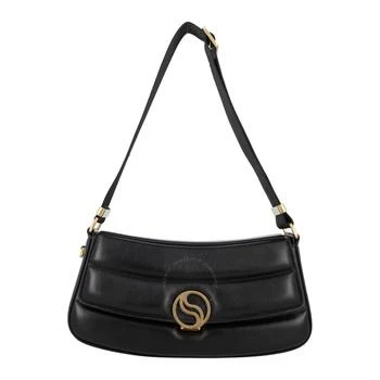 Stella McCartney | S-Wave Logo Plaque Padded Shoulder Bag