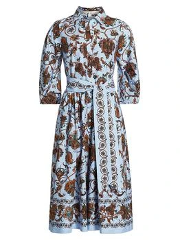 Raya Floral Tie-Waist Dress