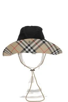Burberry | Burberry Check Brim Gabardine Bucket Hat