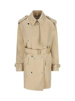 Burberry | Burberry Belted Gabardine Trench Coat