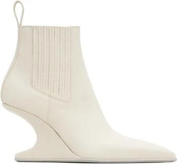 Rick Owens | Off-White Concordians Runway Ankle Sharp Boots