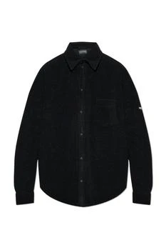 Balenciaga | Balenciaga Logo Patch Padded Oversized Shirt