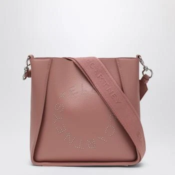 Stella McCartney | Square pink crossbody bag with logo