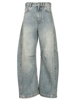 Loewe | Loewe Barrel Anagram Embroidered Jeans