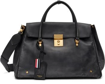 Thom Browne | Black Bolton Weekender Duffle Bag