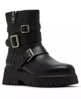 Women's Mally Moto Buckle Lug Sole Boots