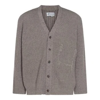 MAISON MARGIELA | Maison Margiela Ribbed Buttoned Cardigan