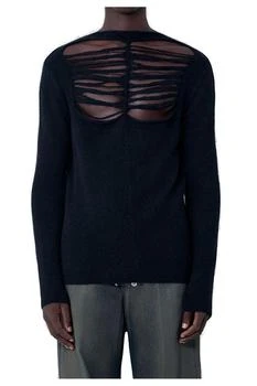 Rick Owens | Rick Owens LS Cut-Out Front Top