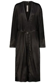 Rick Owens | Rick Owens Belted V-Neck Jumpsuit