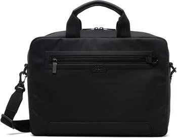 Hugo Boss Black Logo Flag Document Briefcase