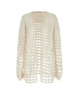 Chloé | Chloé Macramé Knit Cardigan