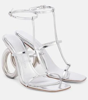 Salvatore Ferragamo | Elina 105 metallic leather sandals