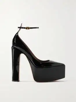 Valentino | Valentino Garavani Tan-go 165 Patent-leather Platform Pumps - IT41