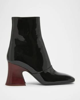 Chloé | Janis Patent Leather Booties