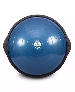 Bosu 50cm Non-Slip Travel-Size Balance Ball Trainer for Home Gym Workout, Blue