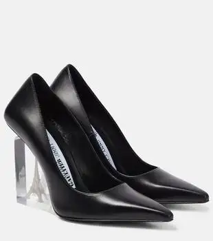 Jimmy Choo | x Jean Paul Gaultier leather wedge pumps
