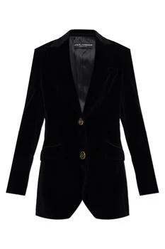 Dolce & Gabbana | Dolce & Gabbana Single-Breasted Velvet Blazer