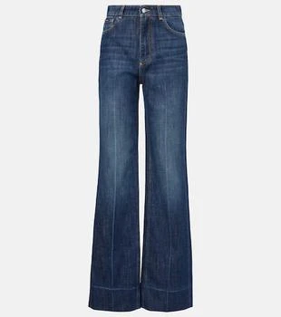 Dolce 
Gabbana | High-rise wide-leg jeans