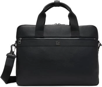 Hugo Boss Black Stacked Logo Document Briefcase