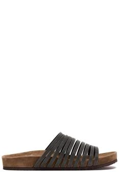 Brunello Cucinelli | Brunello Cucinelli Strap Embellished Open Toe Sandals