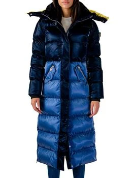 Faux Fur Longline Puffer Parka