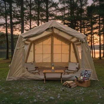 Streamdale Furniture Streamdale Inflatable Camping Tent 4-6 Person, Easy Setup, 8.2'x10.5'