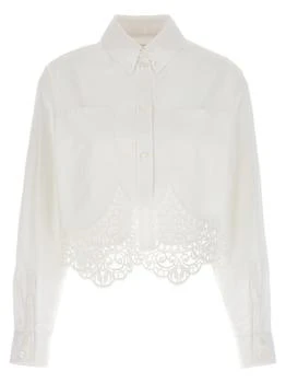 Burberry | Burberry Cropped Crochet Shirt