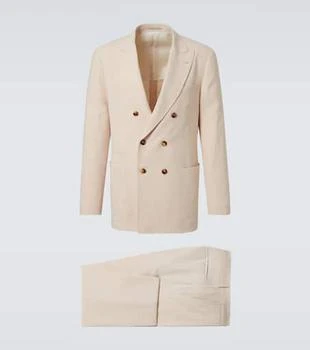 Brunello Cucinelli | Double-breasted linen suit