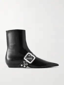 Jil Sander | Buckled Leather Ankle Boots - IT37
