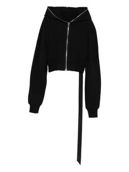 Rick Owens | Rick Owens DRKSHDW Zip-Up Cropped Hoodie