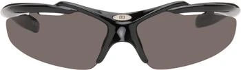 Balenciaga | Black Turbo D-Frame Sunglasses