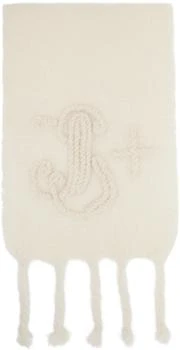 Jil Sander | Off-White Mohair Scarf