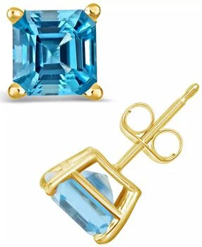 Macy
s | Garnet (2-1/2 ct. t.w.) Stud Earrings in 14K Yellow Gold (Also in Peridot
Citrine)