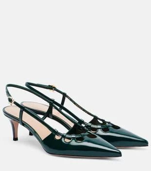 Gianvito Rossi | Eloise 55 leather slingback pumps