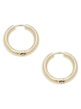 Saks Fifth Avenue | 14K Yellow Gold Hoop Earrings
