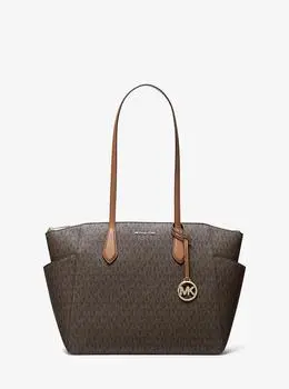 Marilyn Medium Signature Logo Tote Bag