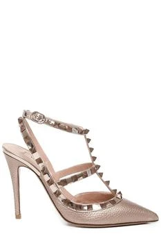 Valentino | Valentino Garavani Rockstud Pointed Toe Caged Pumps