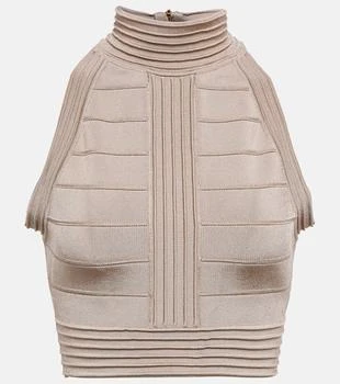 Balmain | High-neck crop top