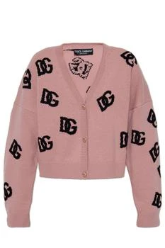 Dolce & Gabbana | Dolce & Gabbana DG Logo Monogram Knit Cardigan