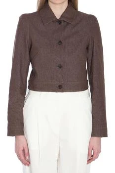 Max Mara Carpa Button-Up Cropped Jacket