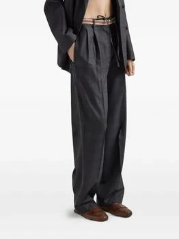 Prada | Prada Pleated Wide-Leg Pants
