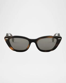 Fendi | Interlace Acetate Cat-Eye Sunglasses