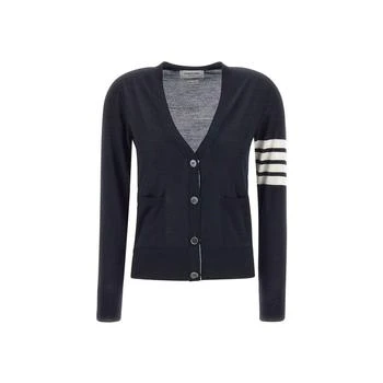 Thom Browne | Thom Browne 4 Bar V-Neck Cardigan
